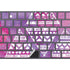 Pink Tribal Euphoria Magic Keyboard with Numeric Keypad Skin