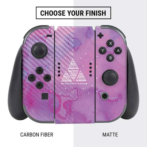 Pink Tribal Euphoria Nintendo Switch Bundle Skin