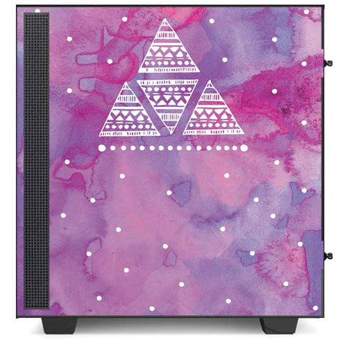 Pink Tribal Euphoria NZXT H510 Compact ATX Mid-Tower Case Skin