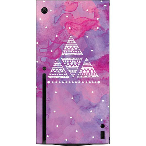 Pink Tribal Euphoria Xbox Series X Console Skin