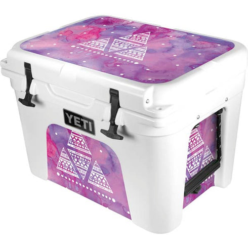 Pink Tribal Euphoria YETI Tundra 35 Hard Cooler Skin