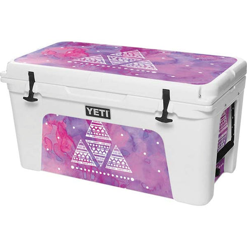 Pink Tribal Euphoria YETI Tundra 75 Hard Cooler Skin