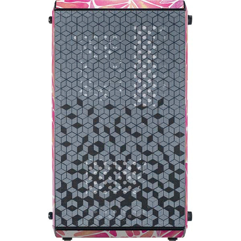 Cat Coq Pink Water Lilies Cooler Master MasterBox Q300L Mini Tower Skin