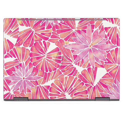 Cat Coq Pink Water Lilies HP Envy Skin