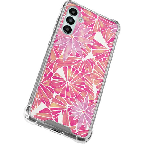 Cat Coq Pink Water Lilies Galaxy A13 5G Clear Case