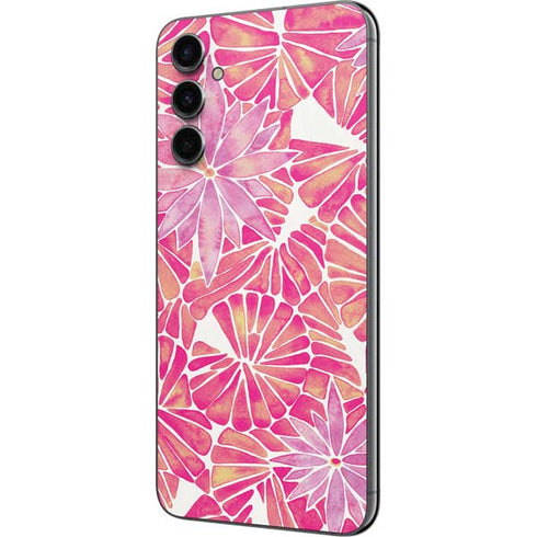 Cat Coq Pink Water Lilies Galaxy A14 5G Skin