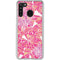 Cat Coq Pink Water Lilies Galaxy A21 Clear Case