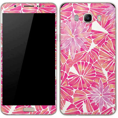 Cat Coq Pink Water Lilies Galaxy J7 Skin