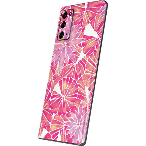 Cat Coq Pink Water Lilies Galaxy Note20 5G Skin