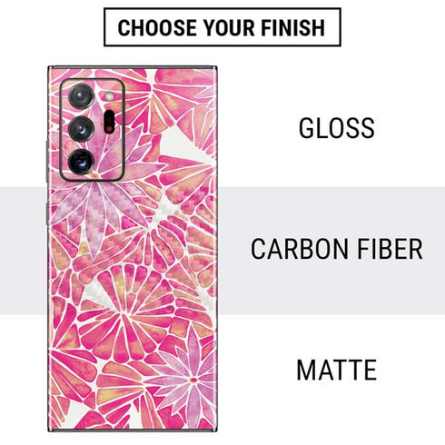 Cat Coq Pink Water Lilies Galaxy Note20 Ultra 5G Skin