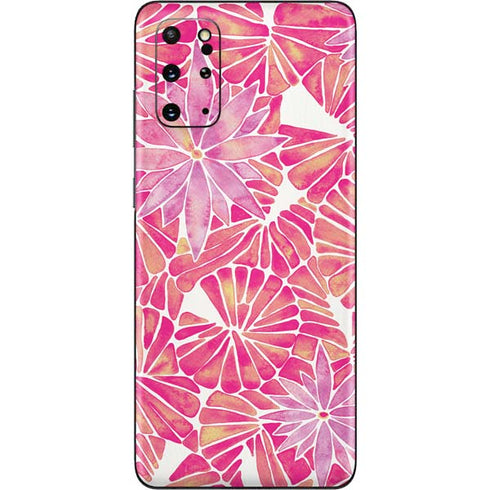 Cat Coq Pink Water Lilies Galaxy S20 Plus Skin