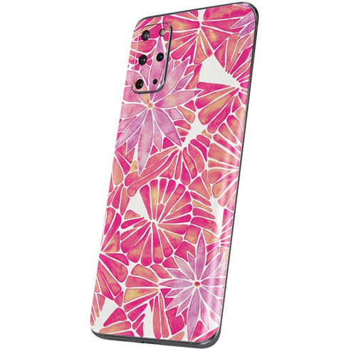 Cat Coq Pink Water Lilies Galaxy S20 Plus Skin