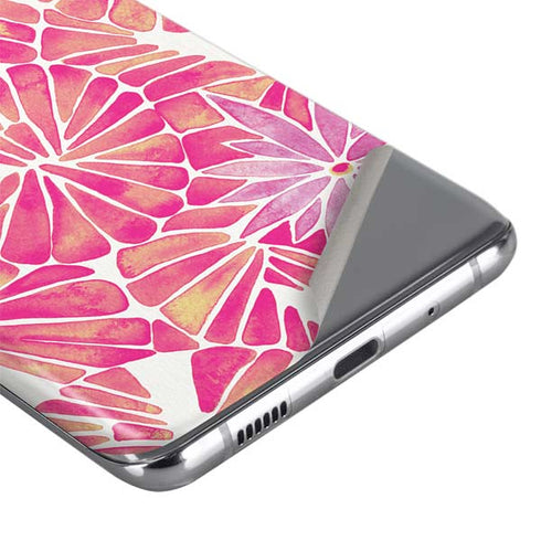 Cat Coq Pink Water Lilies Galaxy S20 Skin