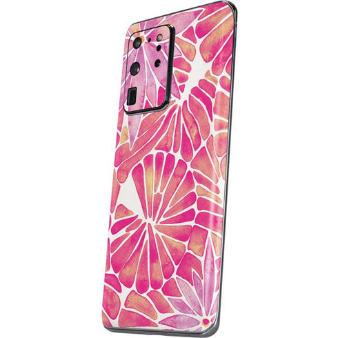 Cat Coq Pink Water Lilies Galaxy S20 Ultra 5G Skin