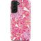 Cat Coq Pink Water Lilies Galaxy S21 Plus 5G Pro Case
