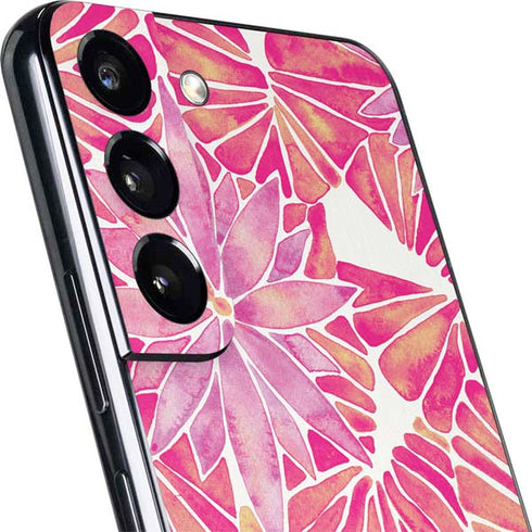 Cat Coq Pink Water Lilies Galaxy S22 Plus Skin