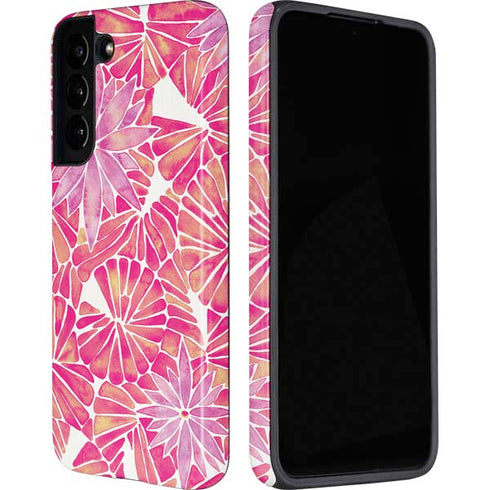Cat Coq Pink Water Lilies Galaxy S22 Pro Case