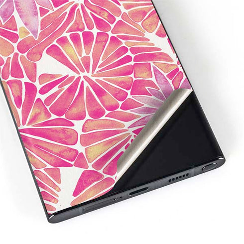 Cat Coq Pink Water Lilies Galaxy S22 Ultra Skin