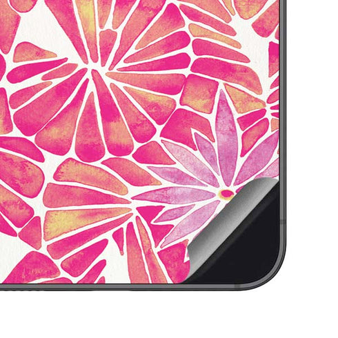 Pink Water Lilies by Cat Coq Galaxy S23 FE Skin