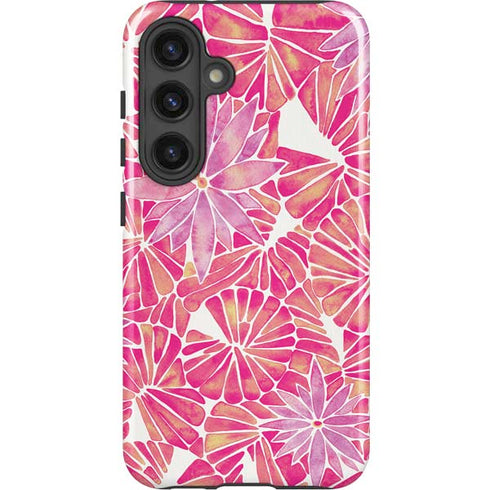 Pink Water Lilies by Cat Coq Galaxy S24 Impact Case