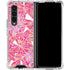 Cat Coq Pink Water Lilies Galaxy Z Fold4 5G Clear Case