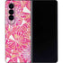 Cat Coq Pink Water Lilies Galaxy Z Fold4 5G Skin
