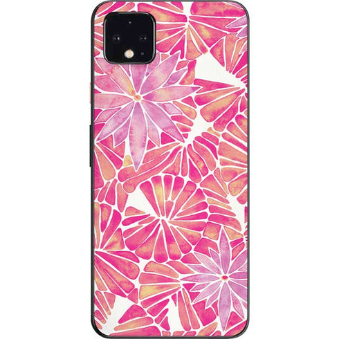 Cat Coq Pink Water Lilies Google Pixel 4 XL Skin