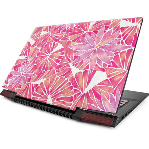 Cat Coq Pink Water Lilies Lenovo IdeaPad Skin