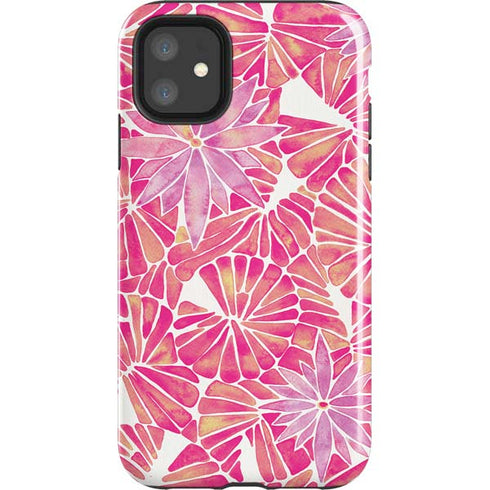 Cat Coq Pink Water Lilies iPhone 11 Impact Case
