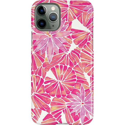 Cat Coq Pink Water Lilies iPhone 11 Pro Lite Case