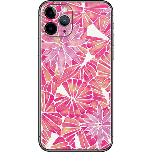 Cat Coq Pink Water Lilies iPhone 11 Pro Skin