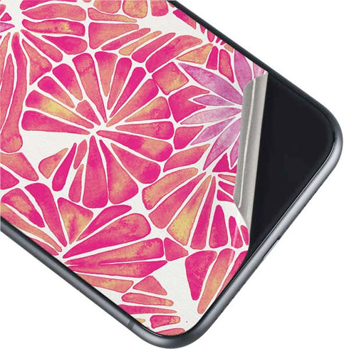 Cat Coq Pink Water Lilies iPhone 11 Skin
