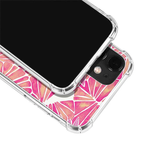 Cat Coq Pink Water Lilies iPhone 12 Mini Clear Case