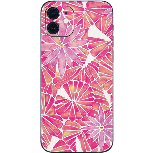 Cat Coq Pink Water Lilies iPhone 12 Mini Skin