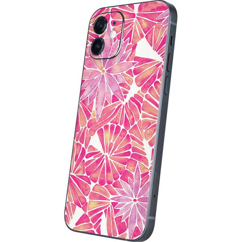 Cat Coq Pink Water Lilies iPhone 12 Mini Skin