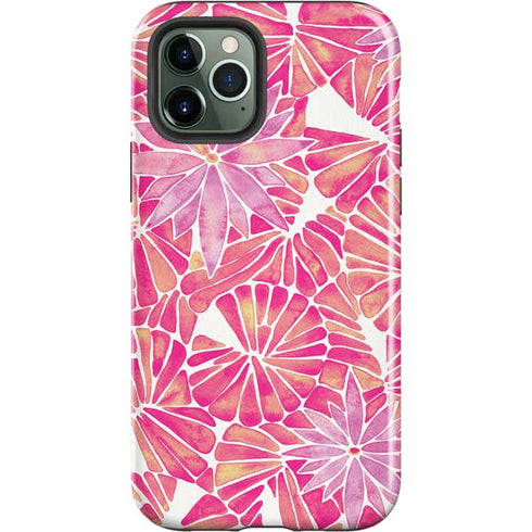 Cat Coq Pink Water Lilies iPhone 12 Pro Max Impact Case