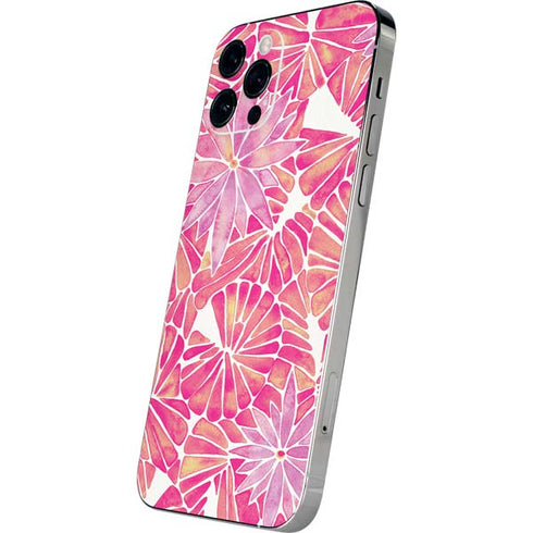 Cat Coq Pink Water Lilies iPhone 12 Pro Skin