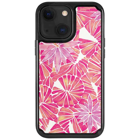 Cat Coq Pink Water Lilies iPhone 13 Cargo Case