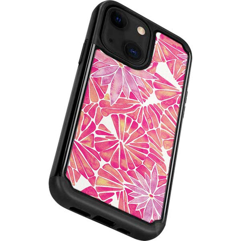 Cat Coq Pink Water Lilies iPhone 13 Cargo Case