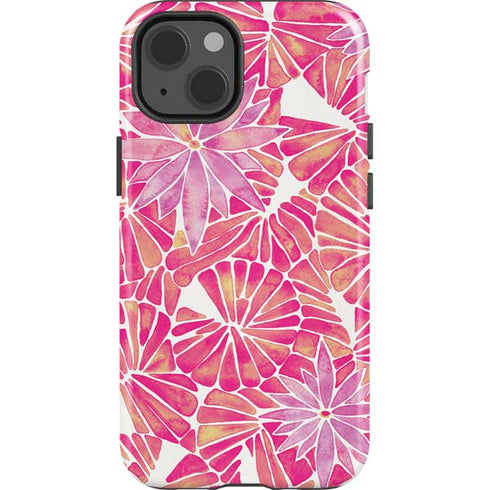 Cat Coq Pink Water Lilies iPhone 13 Impact Case