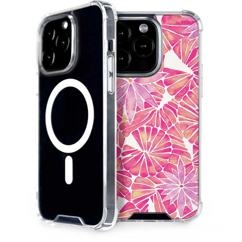Cat Coq Pink Water Lilies iPhone 13 Pro MagSafe Case