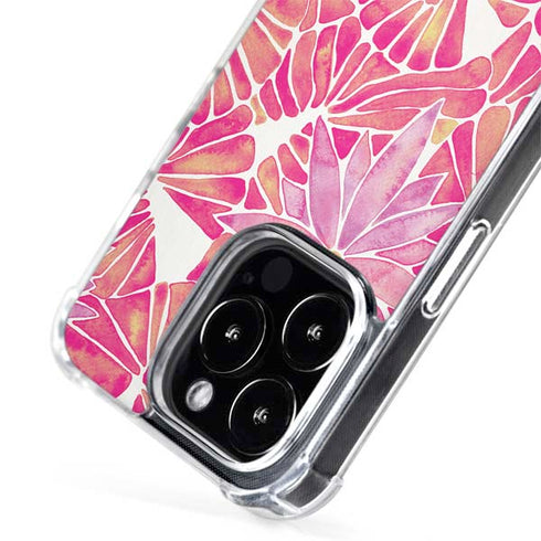 Cat Coq Pink Water Lilies iPhone 13 Pro MagSafe Case