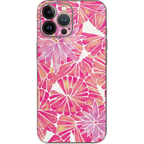 Cat Coq Pink Water Lilies iPhone 13 Pro Max Skin