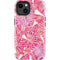 Cat Coq Pink Water Lilies iPhone 14 Plus Impact Case