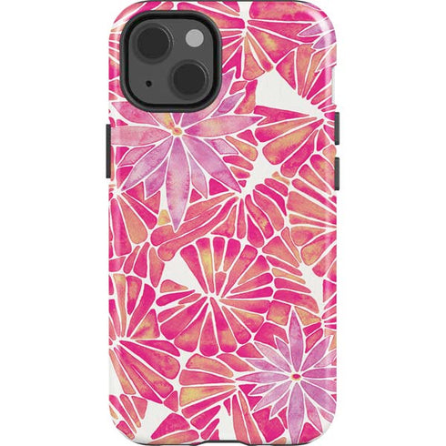 Cat Coq Pink Water Lilies iPhone 14 Impact Case