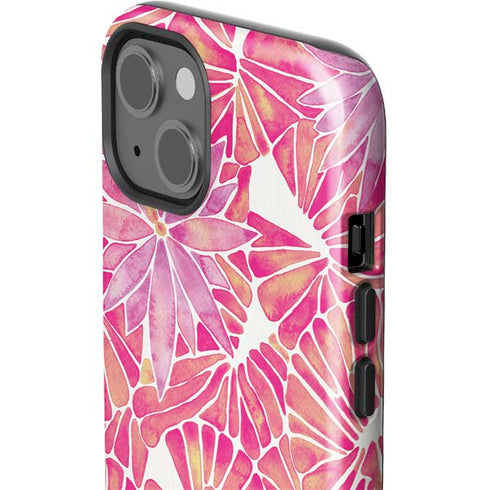 Pink Water Lilies by Cat Coq iPhone 15 Impact Case