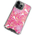 Cat Coq Pink Water Lilies iPhone 14 Pro Clear Case