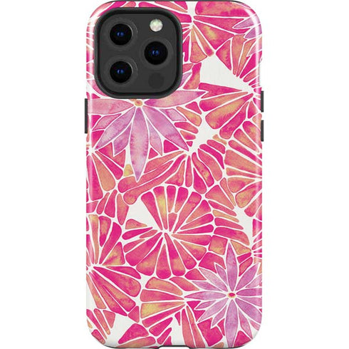 Pink Water Lilies by Cat Coq iPhone 15 Pro Max Impact Case