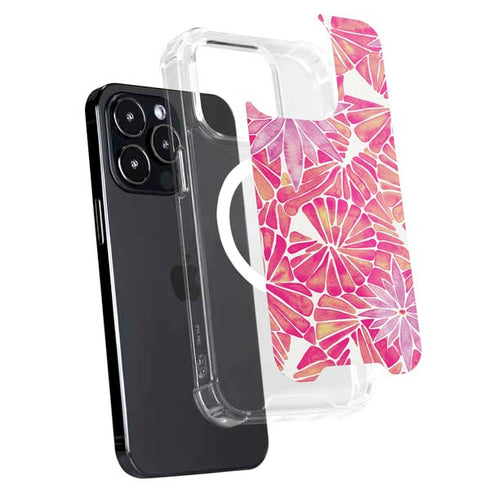 Pink Water Lilies by Cat Coq iPhone 15 Pro Max MagSafe Case