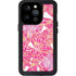 Cat Coq Pink Water Lilies iPhone 14 Pro Waterproof Case